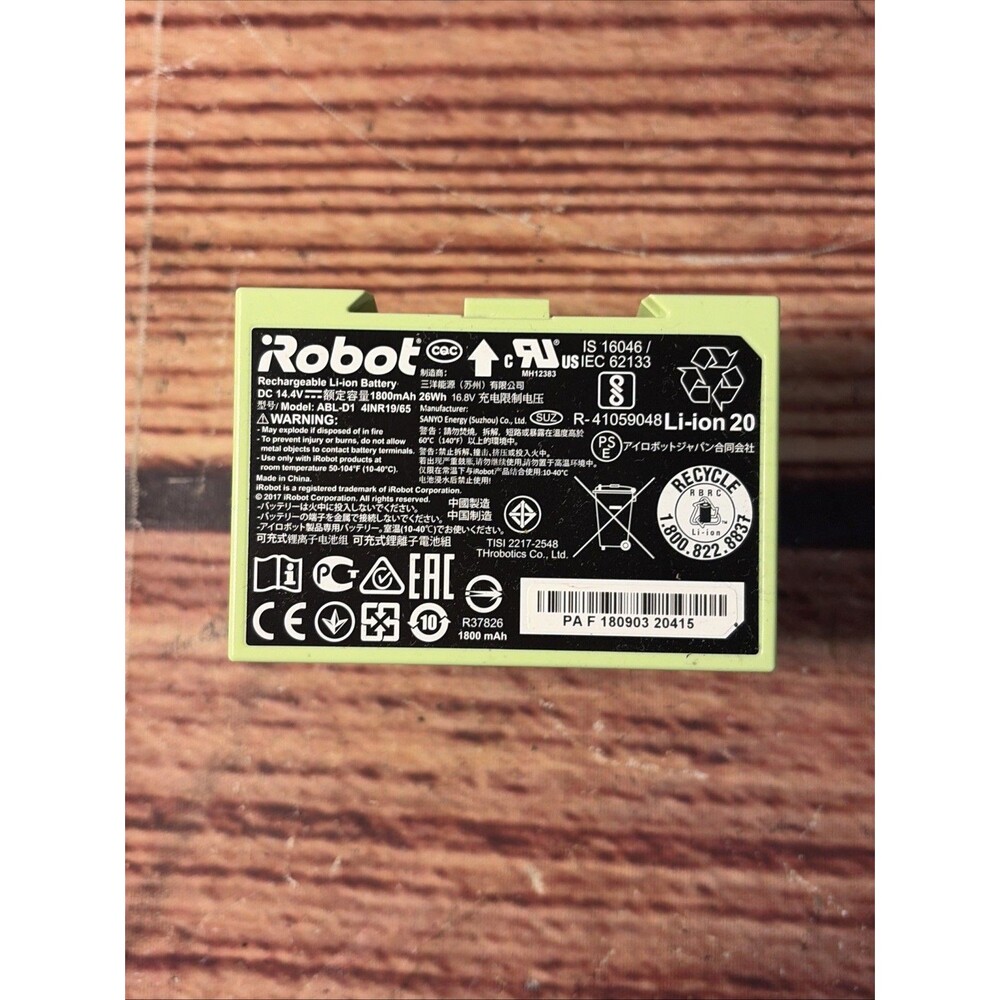 Genuine iRobot Roomba Lithium Ion Battery e5 e6 i3 i4 i6 i7 i8 +/Plus - USED